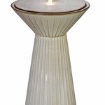 Bird bath Outdoor fountain including pump & LED light