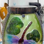 Green w/Dragonfly Solar lantern