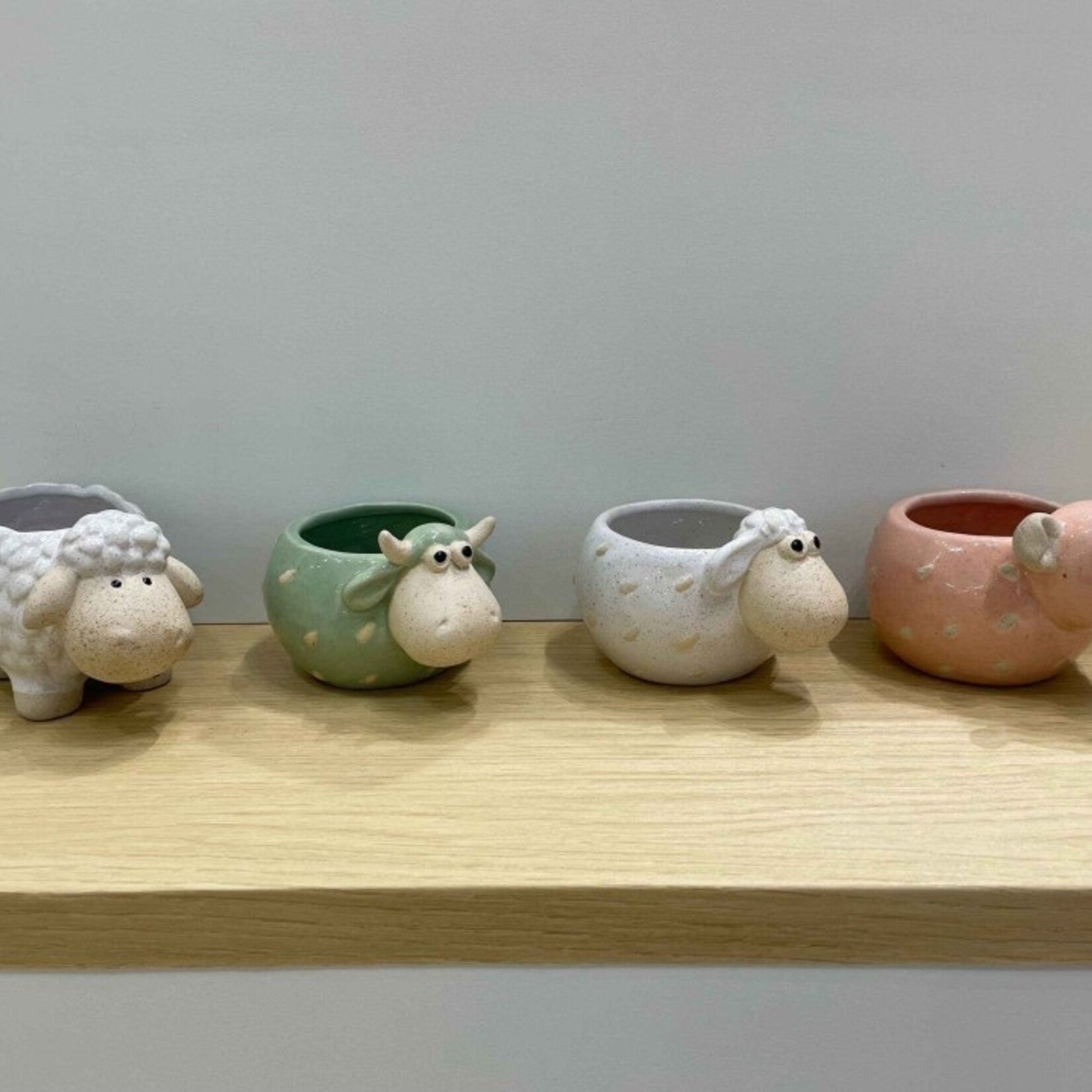 Porcelain Animal Style Container - 4 Asst.