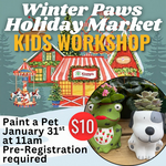 Paint a Pet + Succulent Workshop- January 31st @ 11am