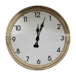 Wooden Rattan Clock