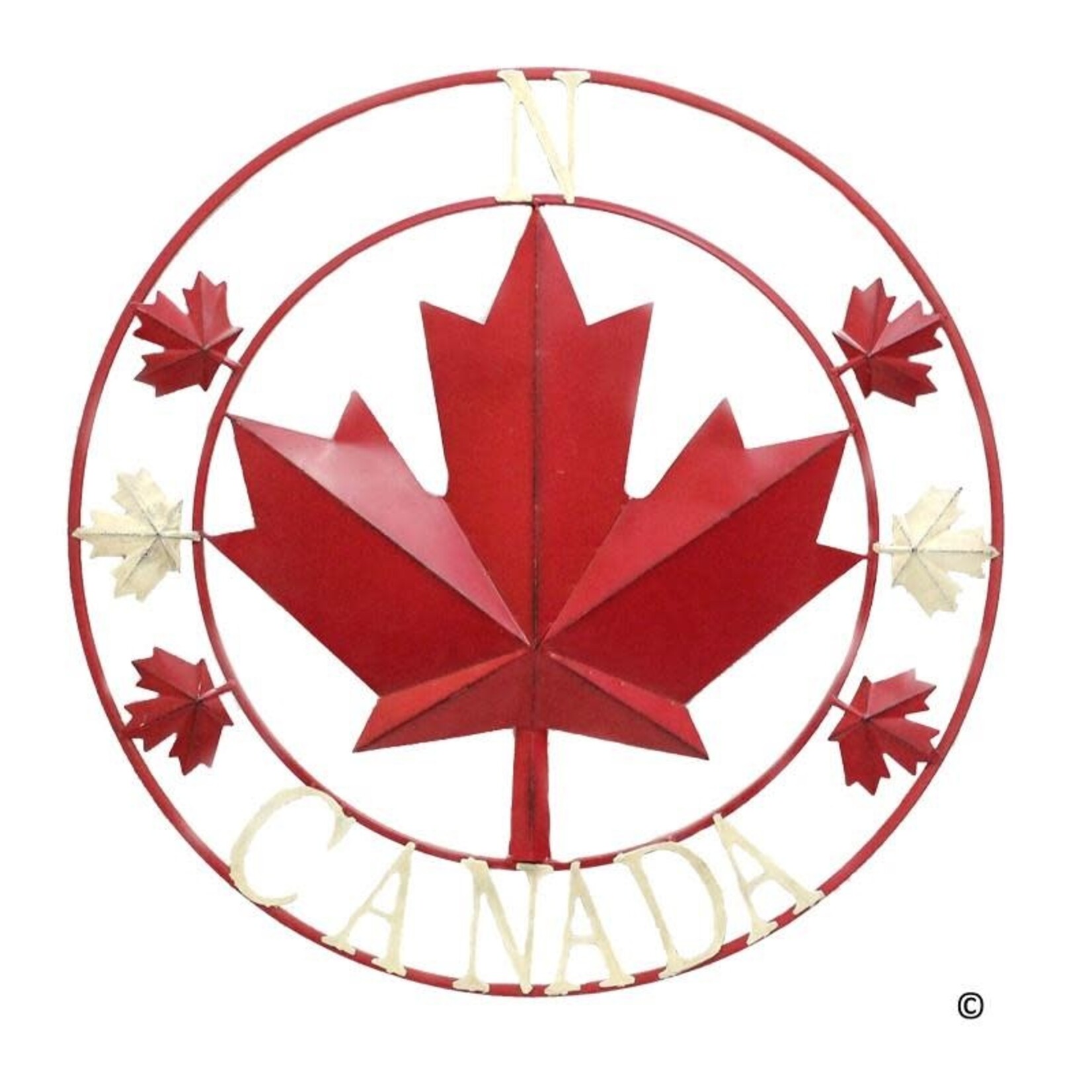 Metal Original Canada Circle