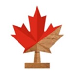 Wood Male Leaf on Stand Lrg