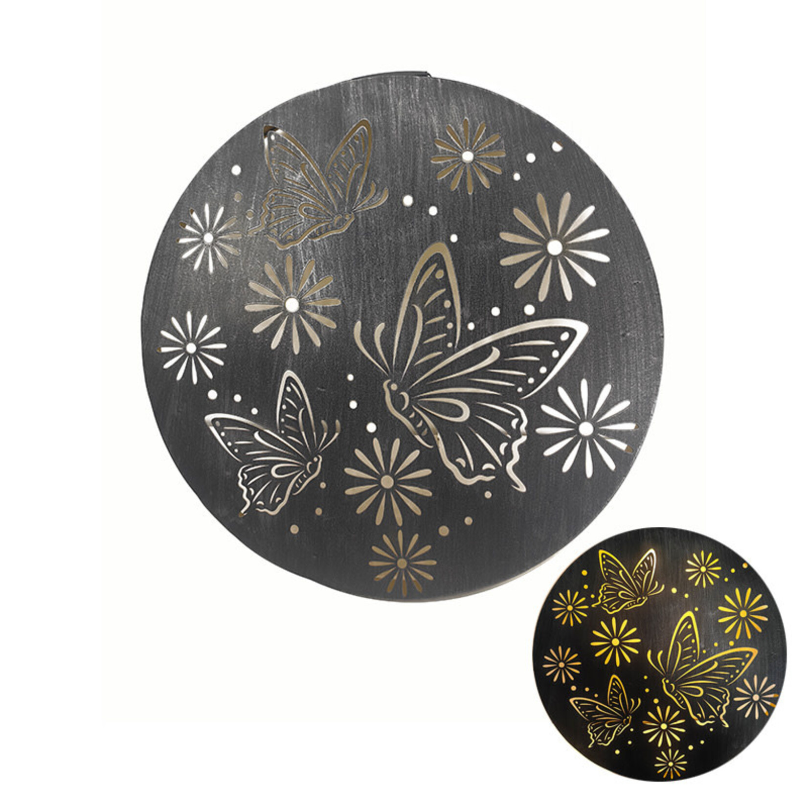 Solar Butterfly Plaque