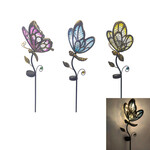 Solar Butterfly Stakes - 3 Asst