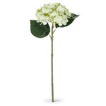 Green Single Real Touch Hydrangea Bloom