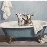 Goats in the Bath  24x30