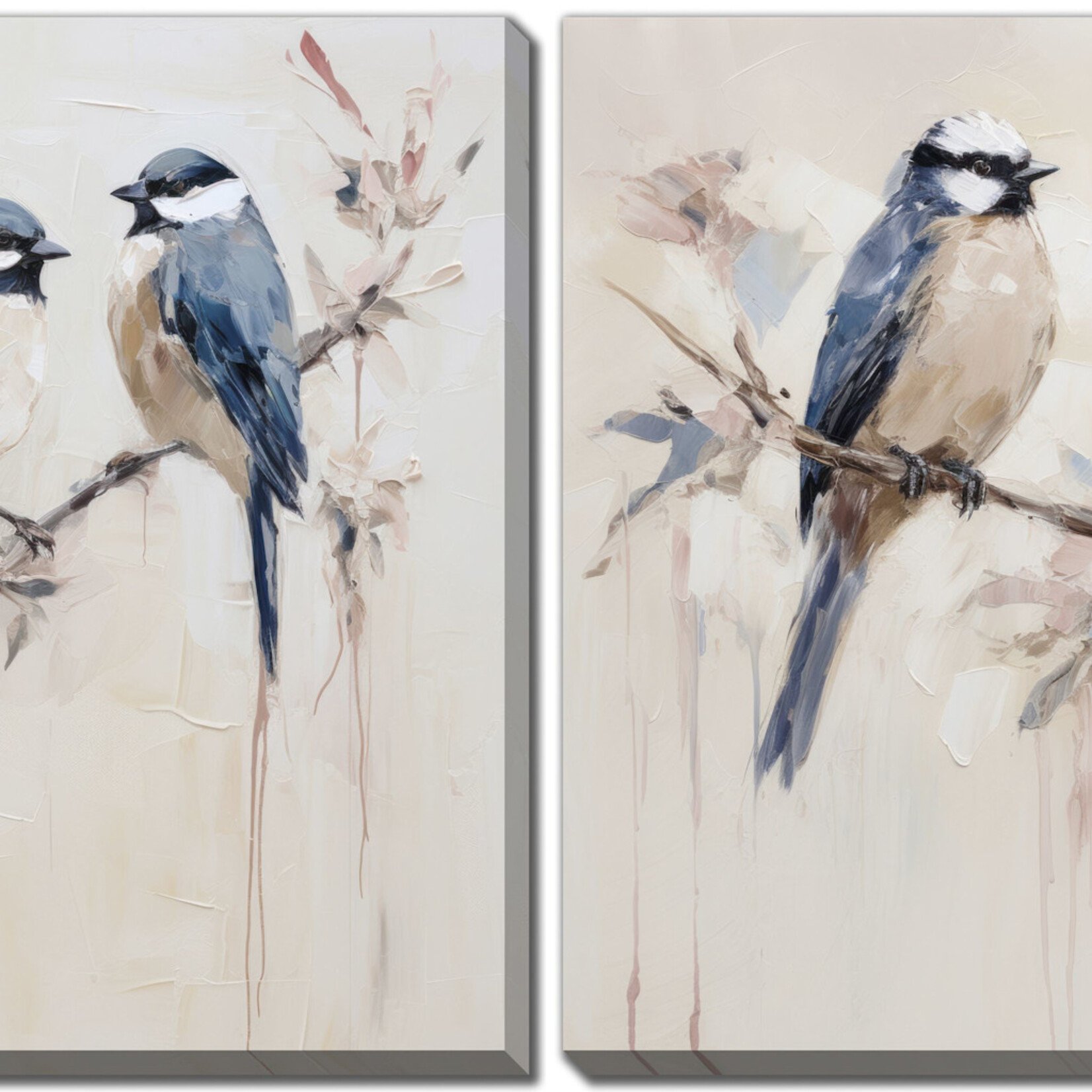 Elegant Bird Silhouettes Wall Art  - 2 Asst.