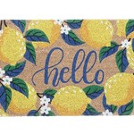 Hello Lemon Coir Door Mat