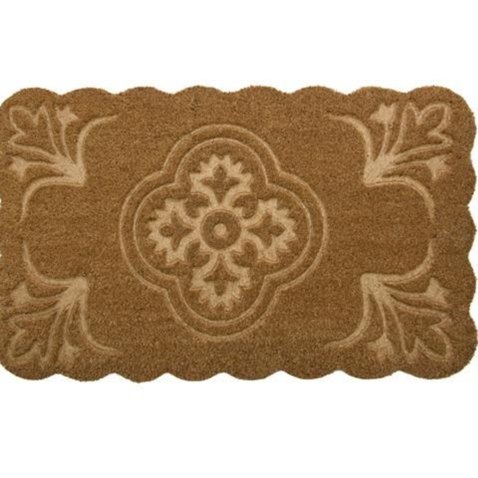 Scallop Shape Coir door Mat