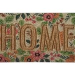Floral Coir Door Mat