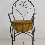Iron Chair Garden + Coconut Liner