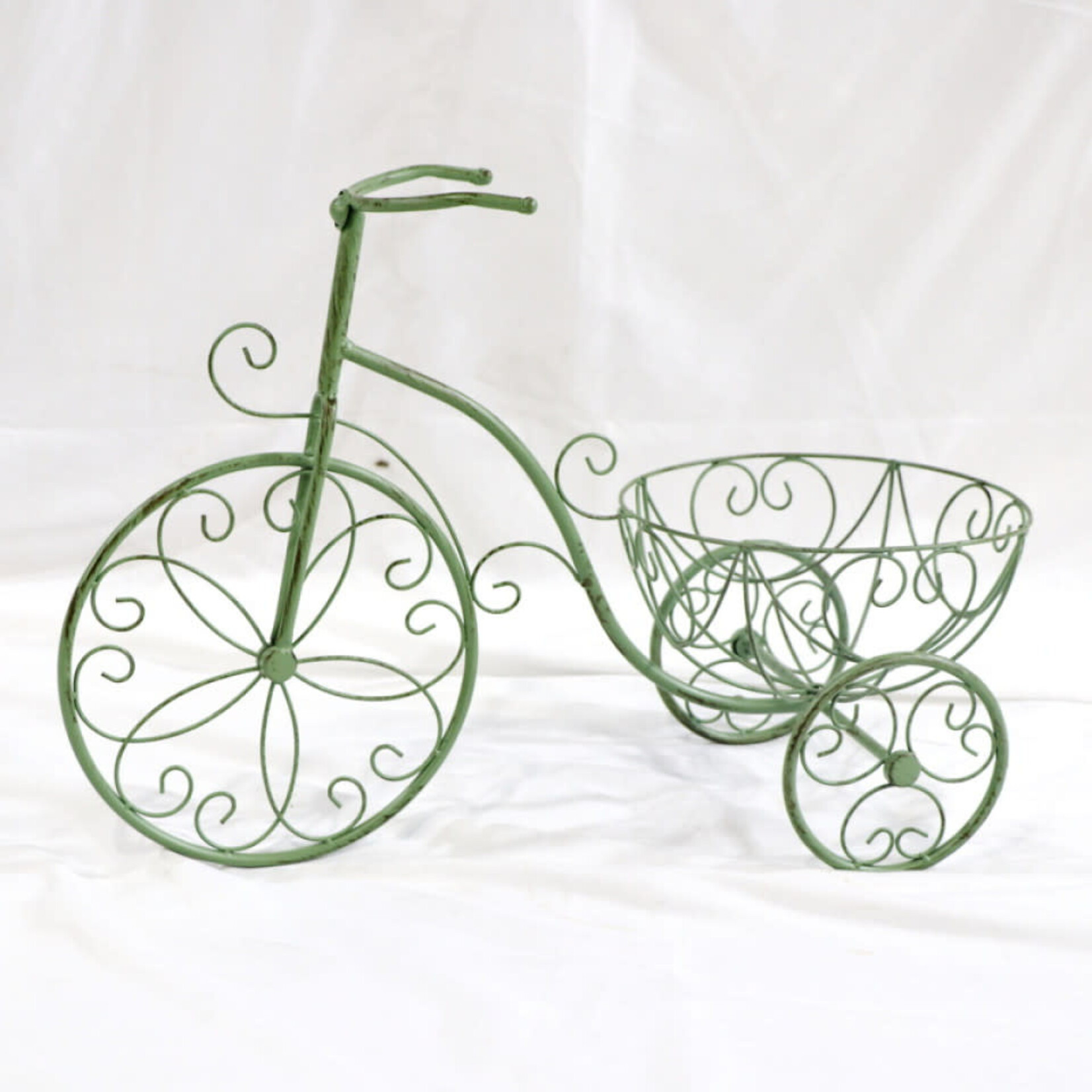 Green Bike - Metal Flower Stand