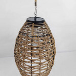 Rattan Hanging solar lantern