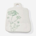 Serving Plate w/ Botanical Design