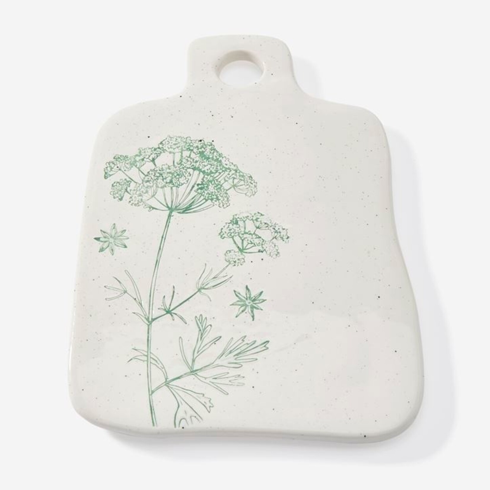 Serving Plate w/ Botanical Design