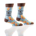 Men's Crew Sock, Taco Tuesday