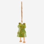 Stoneware Frog Windchime