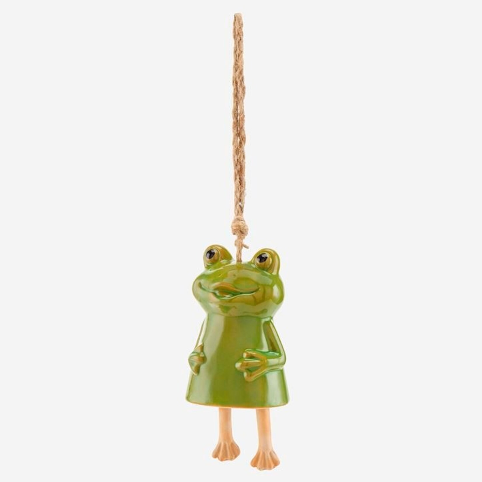 Stoneware Frog Windchime