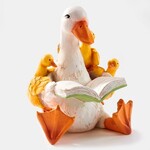 Mama Duck Reading Figurine