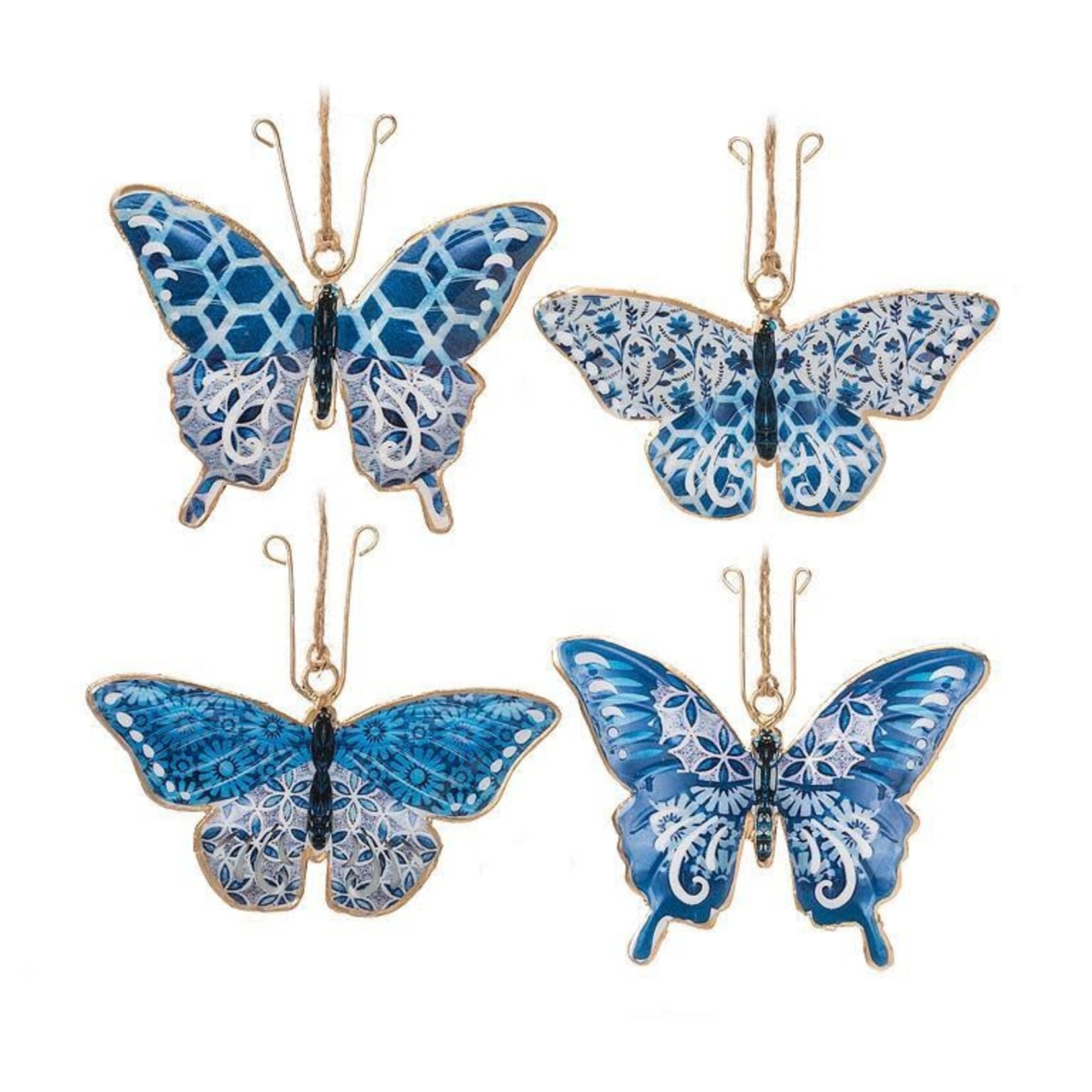 Blue Butterfly Ornament