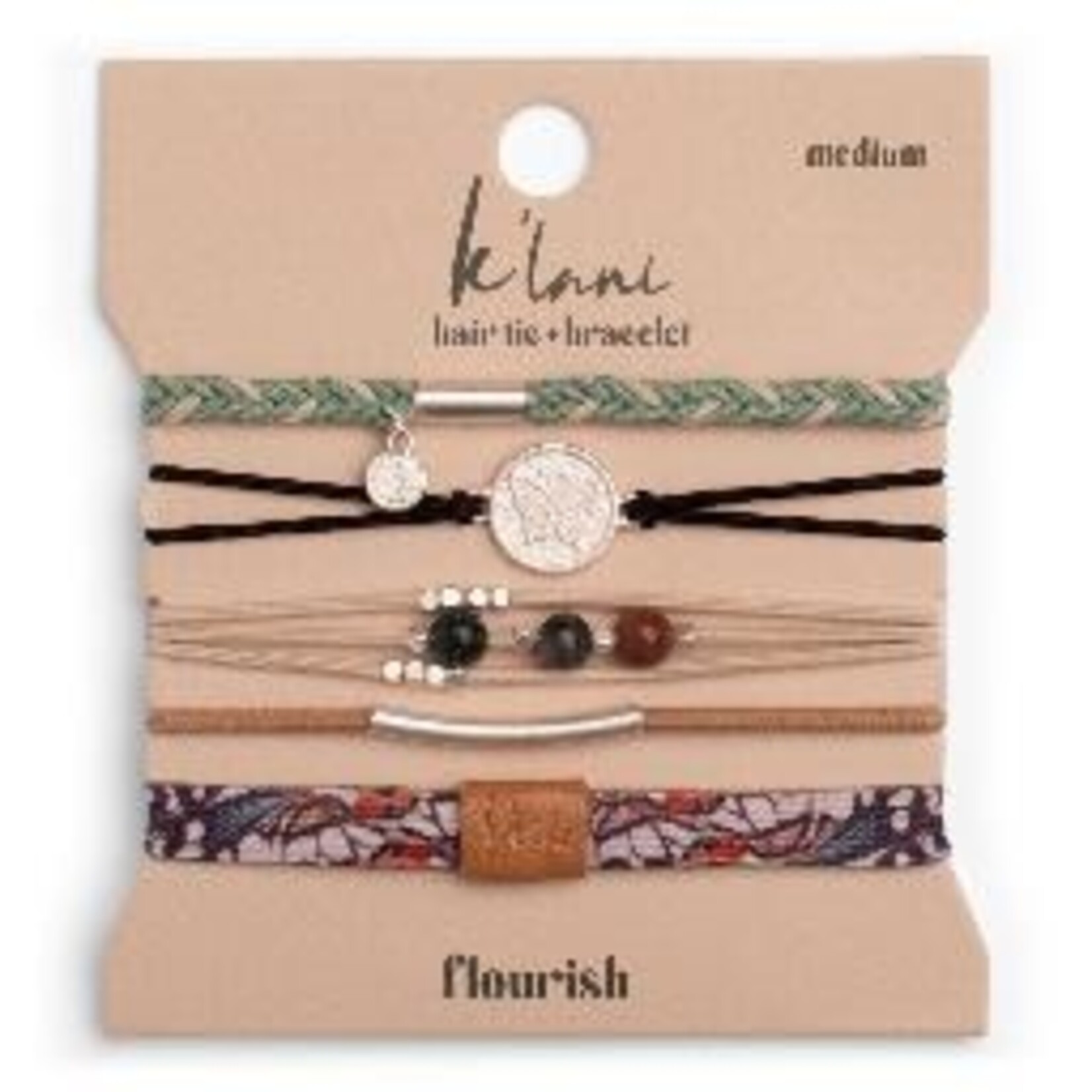 Flourish  Bracelet/ Hair Tie - Large