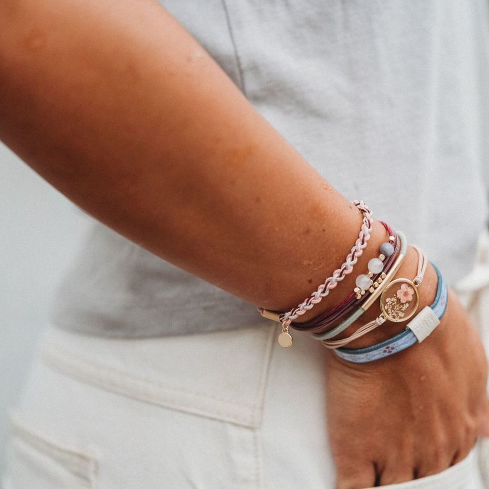 Bloom Bracelet/ Hair Tie - Large