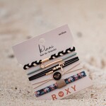Roxy Black Bracelet/ Hair Tie - Large