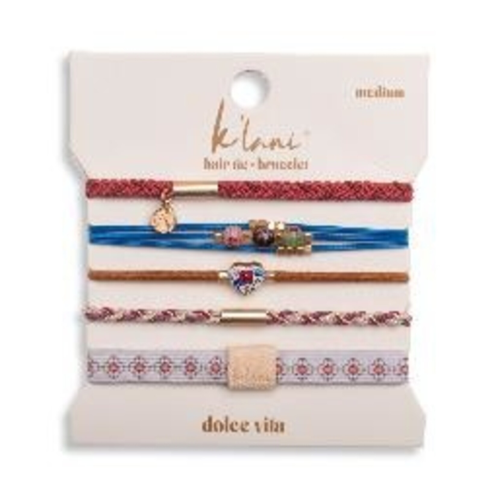 Dolce Vita Bracelet/ Hair Tie - Medium