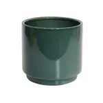 7.2"DX6.5"H Shiny Hunter Green Ceramic Pot