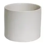 Semi- Matte White Ceramic Pot - 3"