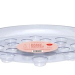 Plant Saucer, Heavy Round Carpet Saver 12"D - Clear