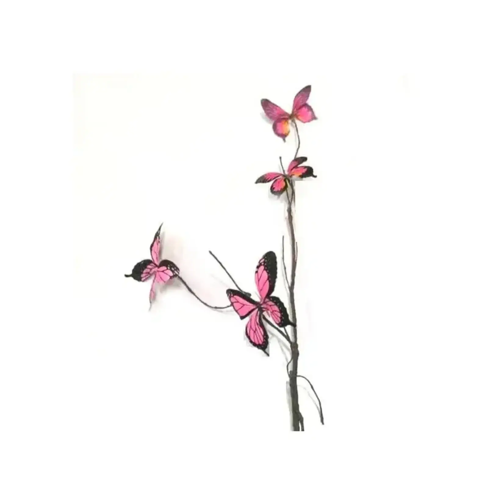 30.7"OH Pink Butterfly Pick