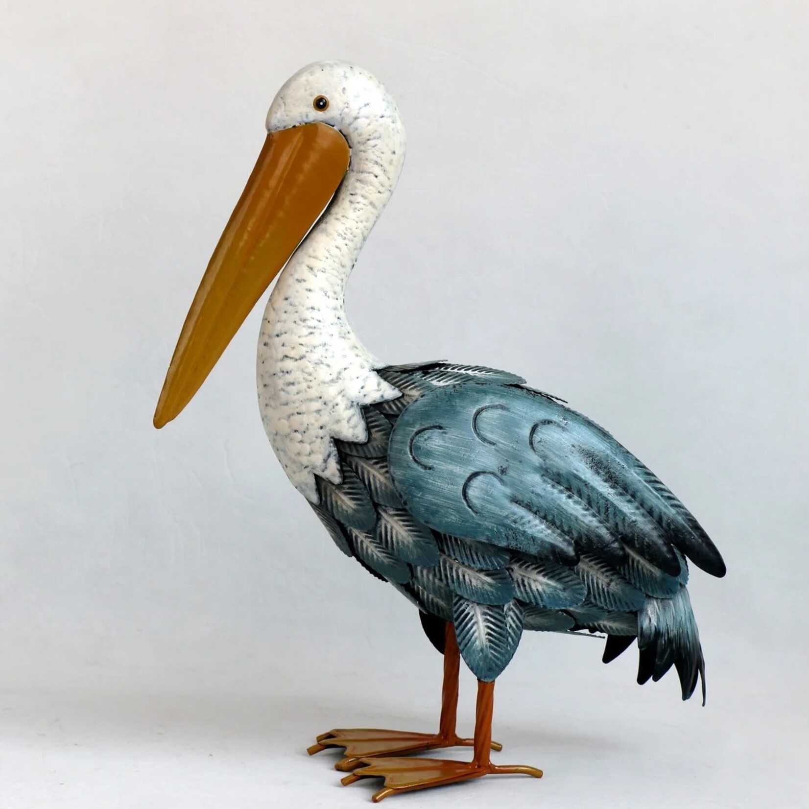 Garden Statuary, Metal Pelican