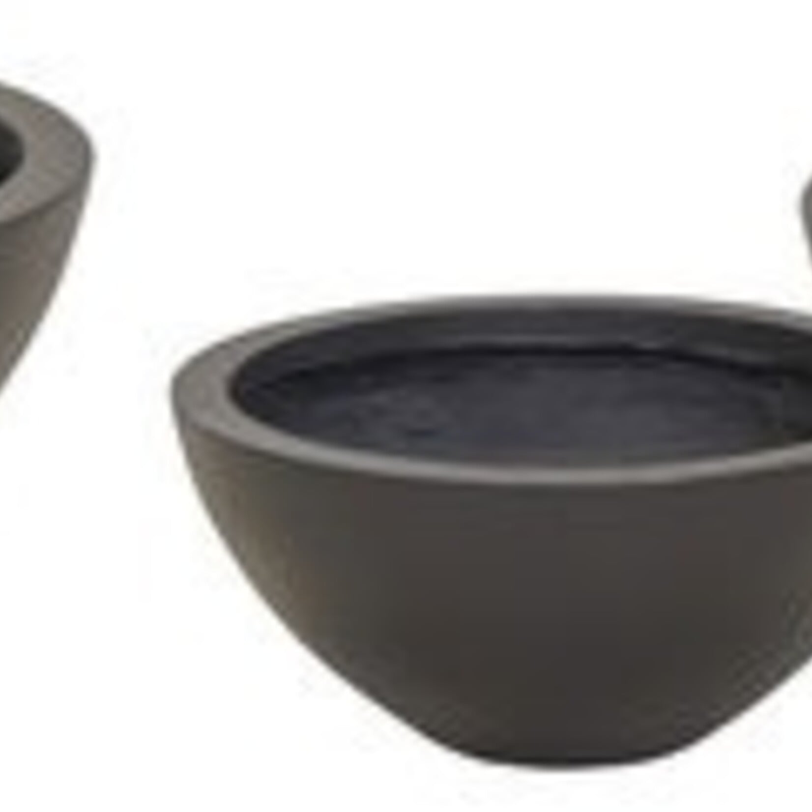 Clayfibre Bowl low Anthra - Small