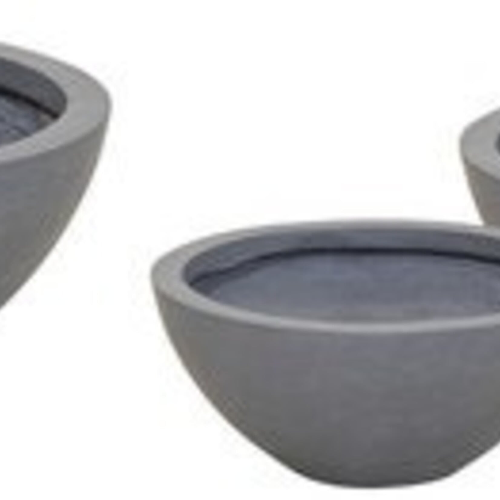 Clayfibre Bowl low Grey -Small