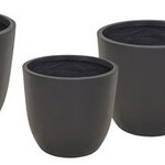 Clayfibre Egg Pot Anthracite - Small