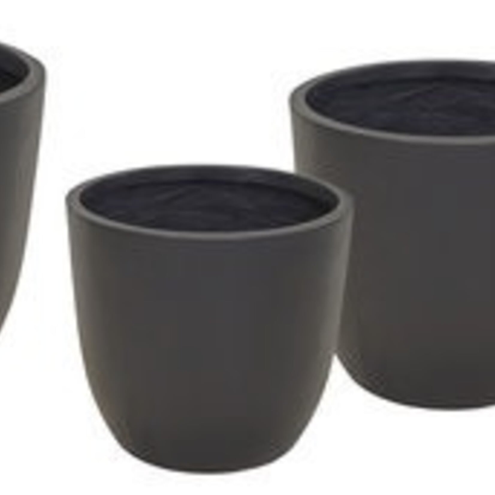 Clayfibre Egg Pot Anthracite - Small