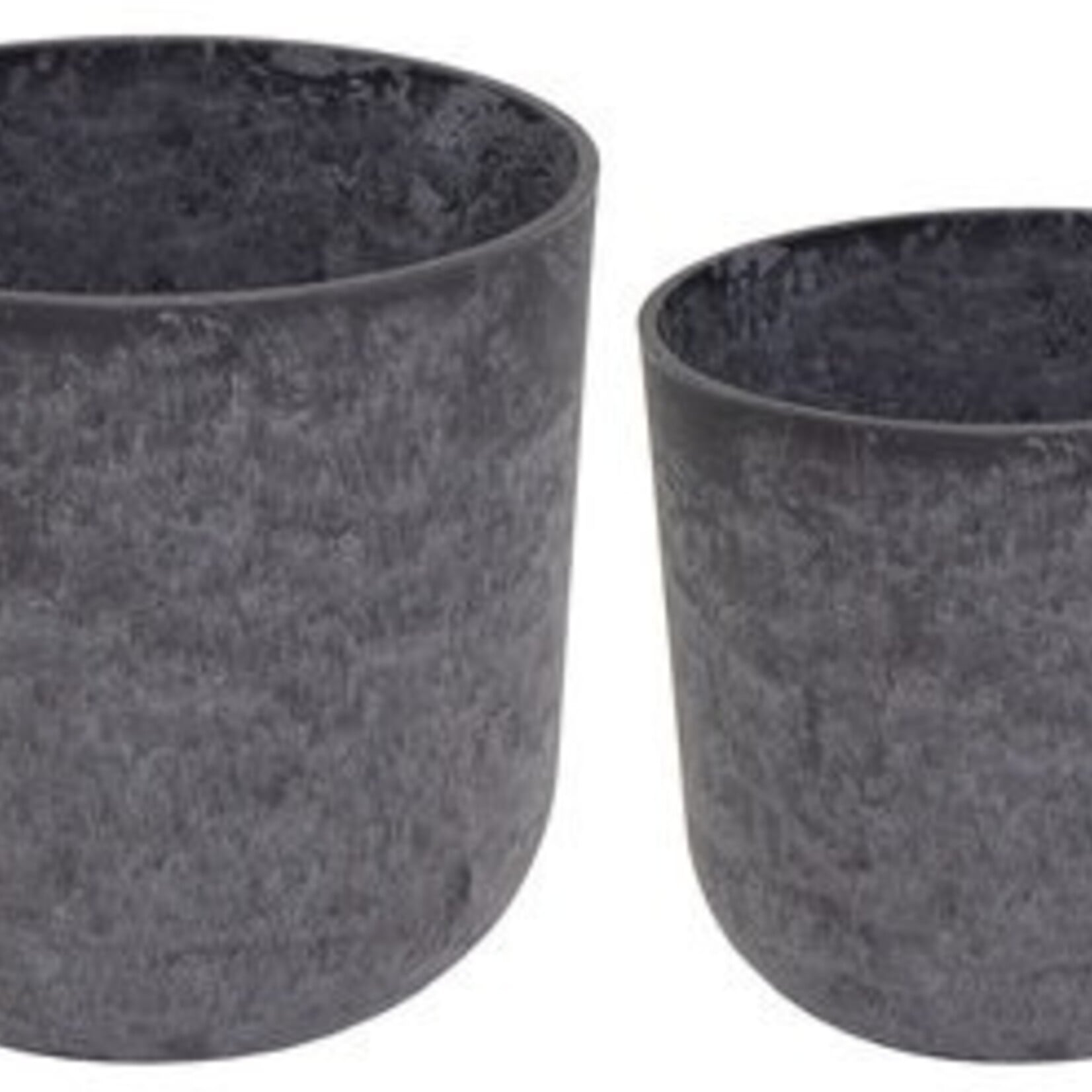 Mega Collections Bright Egg Pot Anthracite - Small