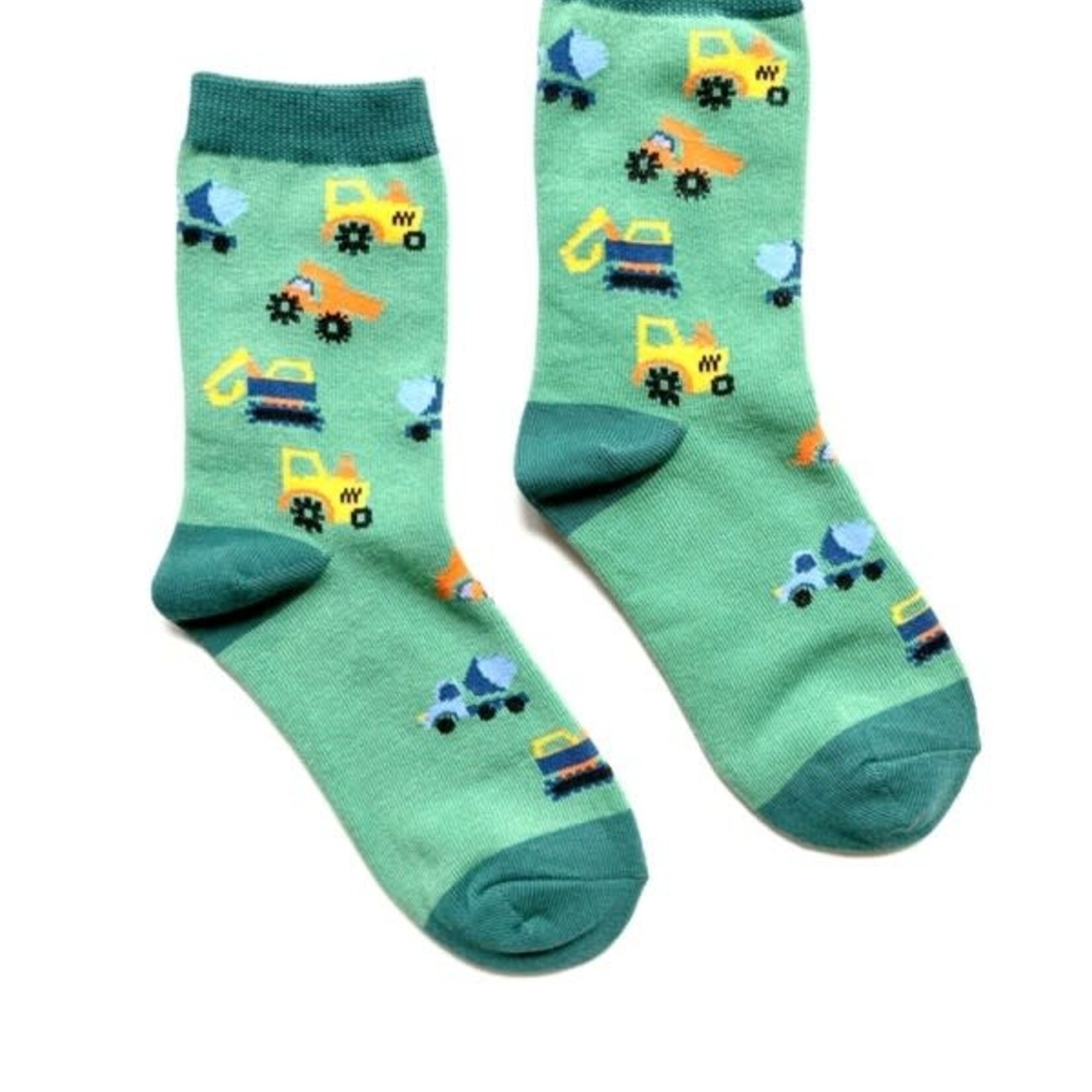 Construction Vehicles Age 3-6 Kids Crew Socks