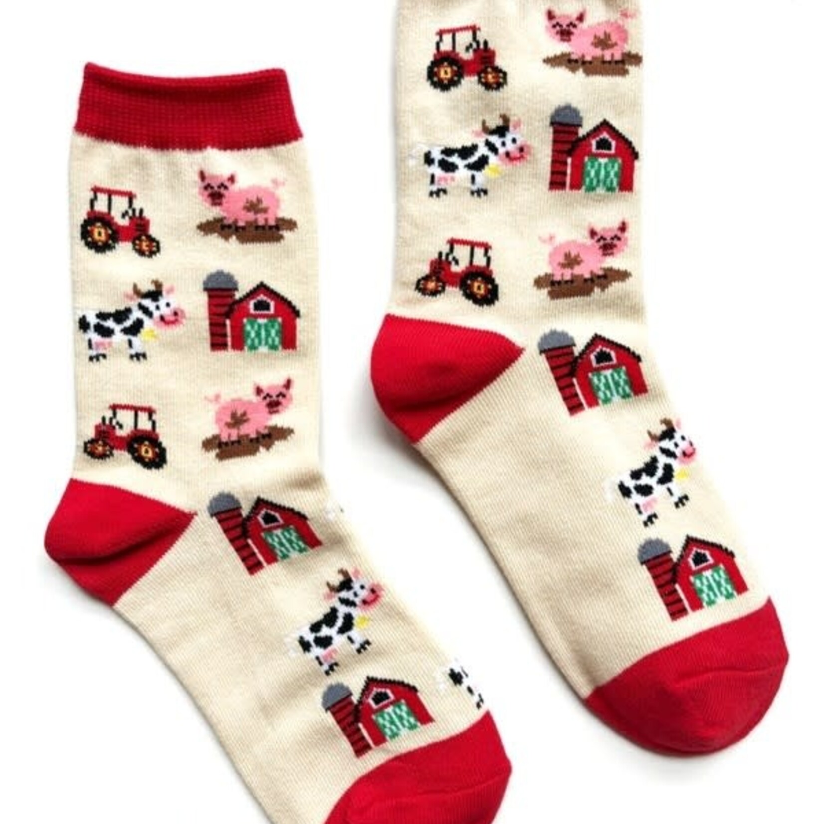 Mojja Farm Yard Age 3-6 Kids Crew Socks