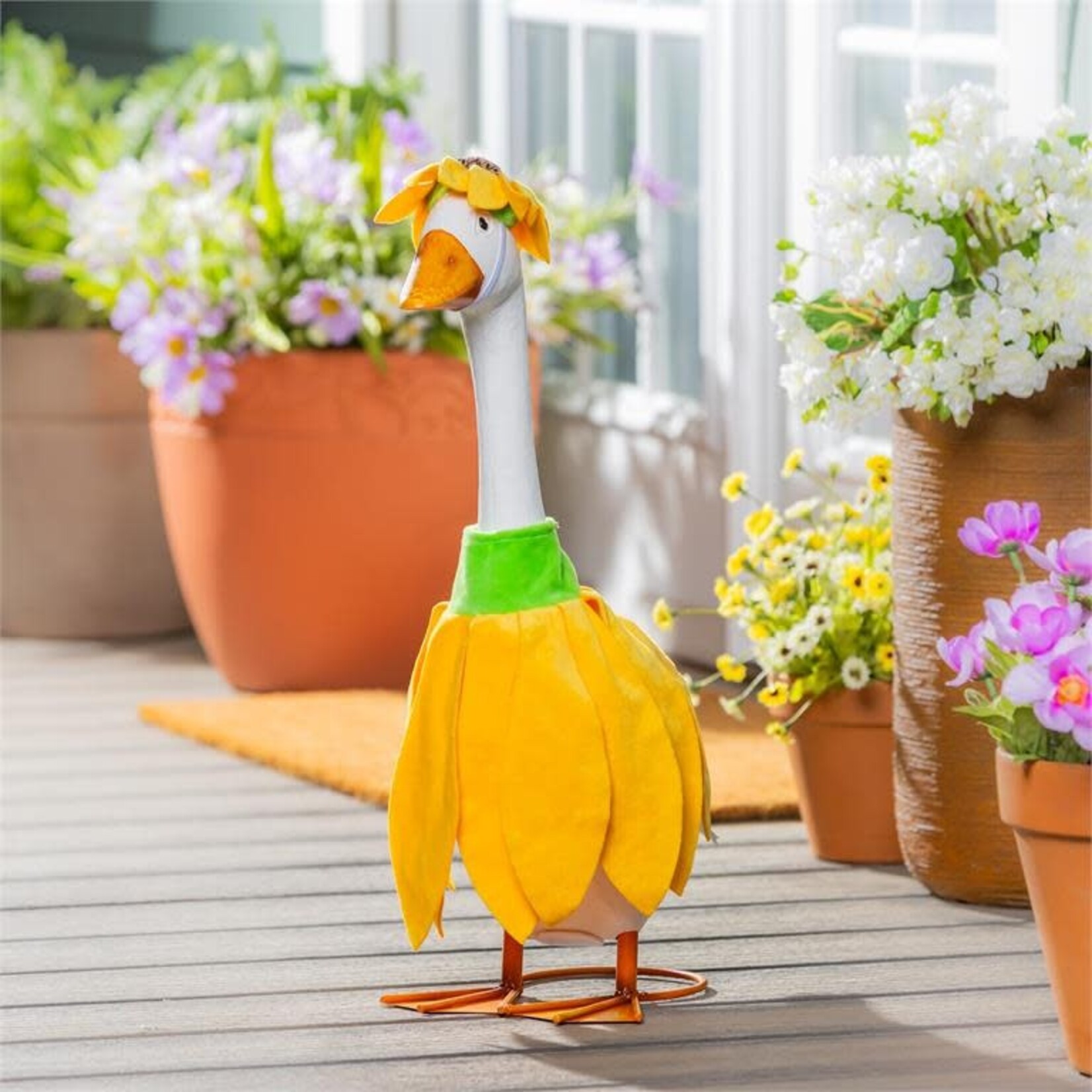 Porch Goose Outfit, Sunflower Radiance