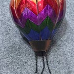 Multi Colour Hot Air Balloon w/Solar Light