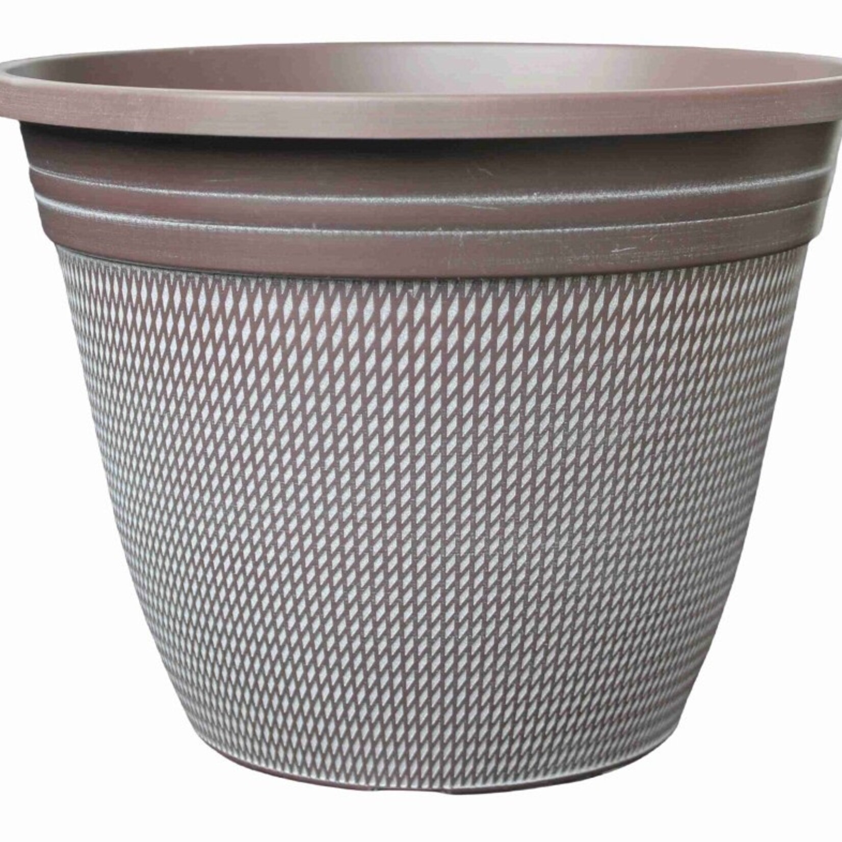 11"  Chocolate Filo Round Pot