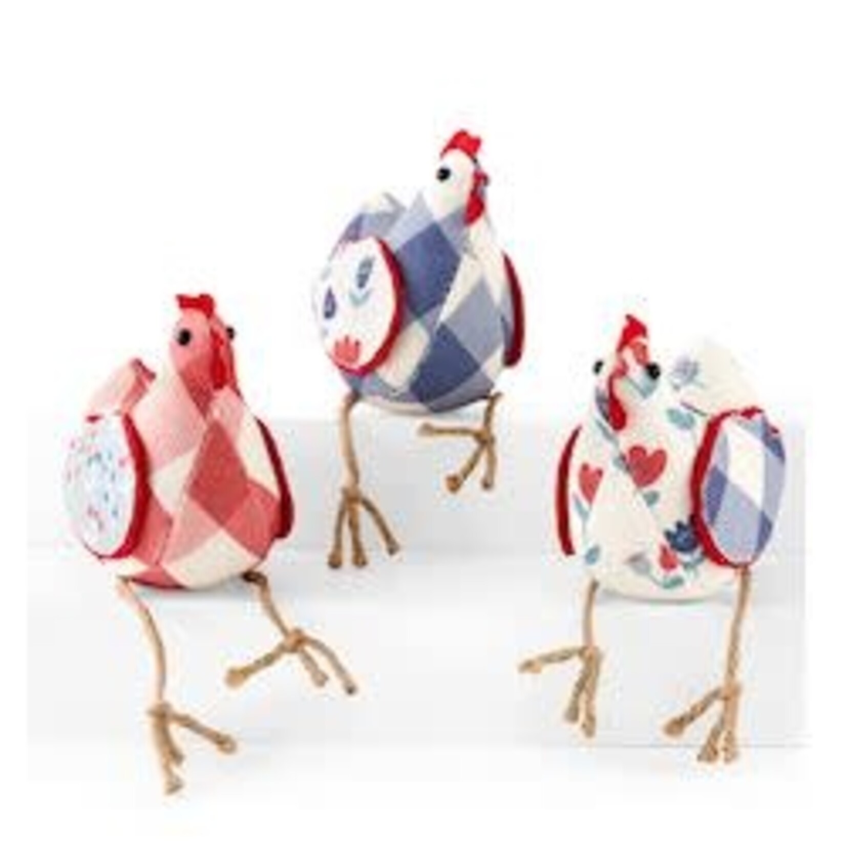 Mini Plush Sitters, 3 Asst.