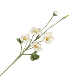 Crochet Floral Spray  20" WHITE