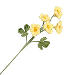 Crochet Floral Spray 20"  YELLOW