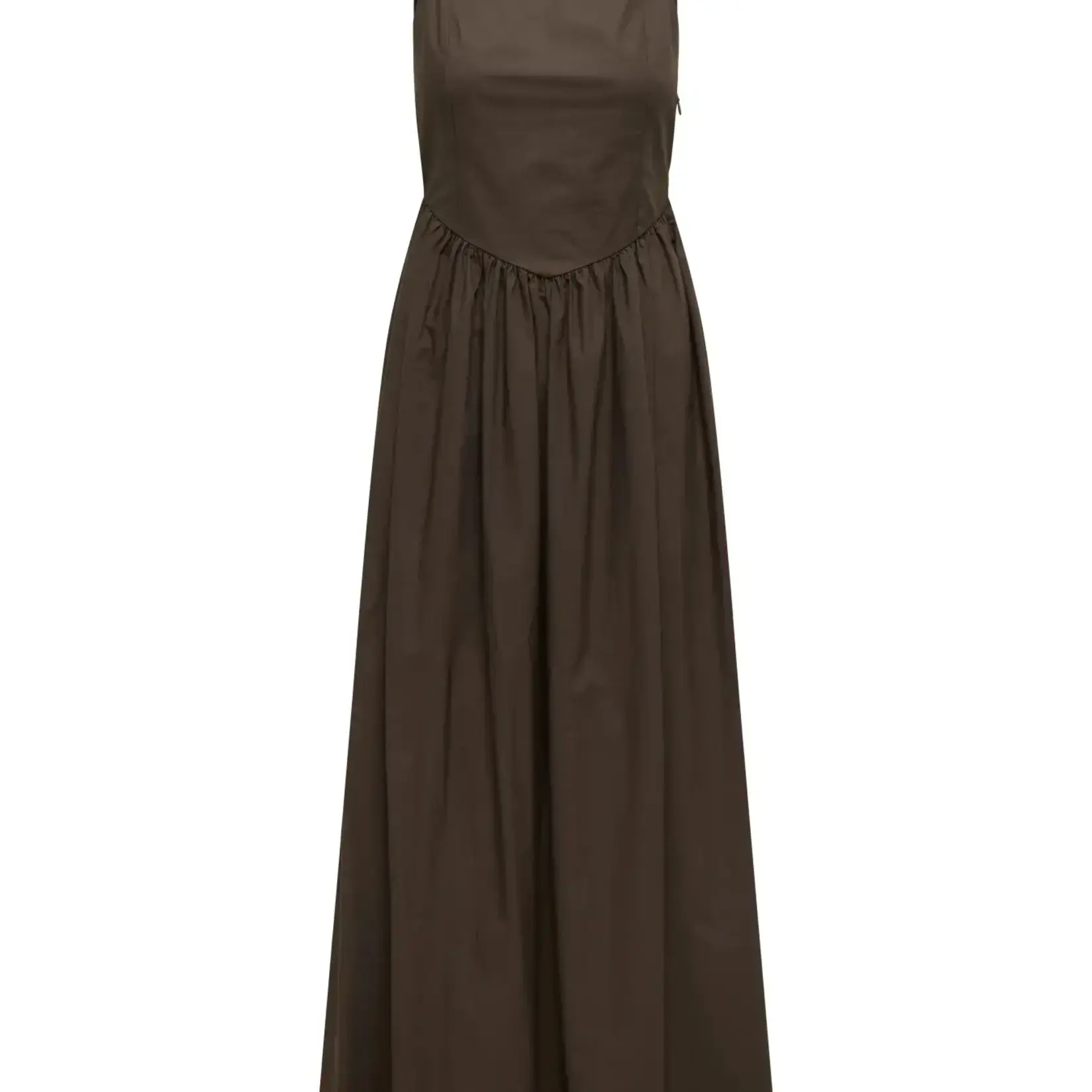 ONLY Onllikara Choc. Thin Strap Long Dress - XSmall