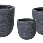 Utah Egg Pot Graphite- Large