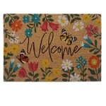 Welcome Floral Door Mat